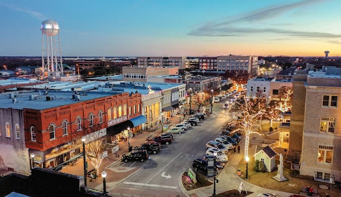 Aerial view of Collin County, Texas